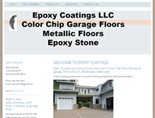 Tablet Screenshot of epoxycoatingsnw.com